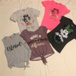 10/12 girls tee lot